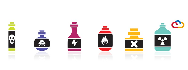 Chemical products with old labels