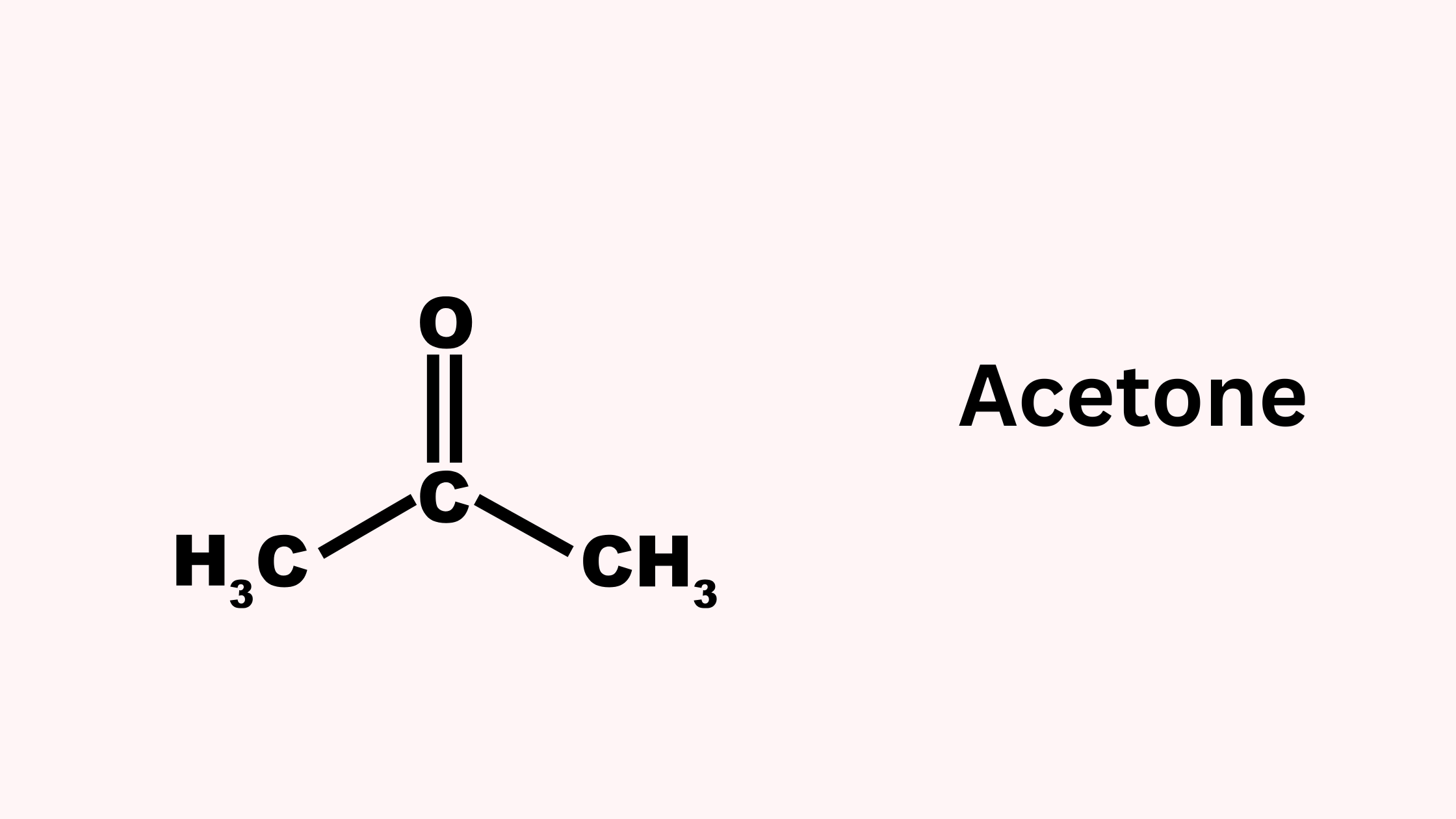 Acetone Chemical Bond