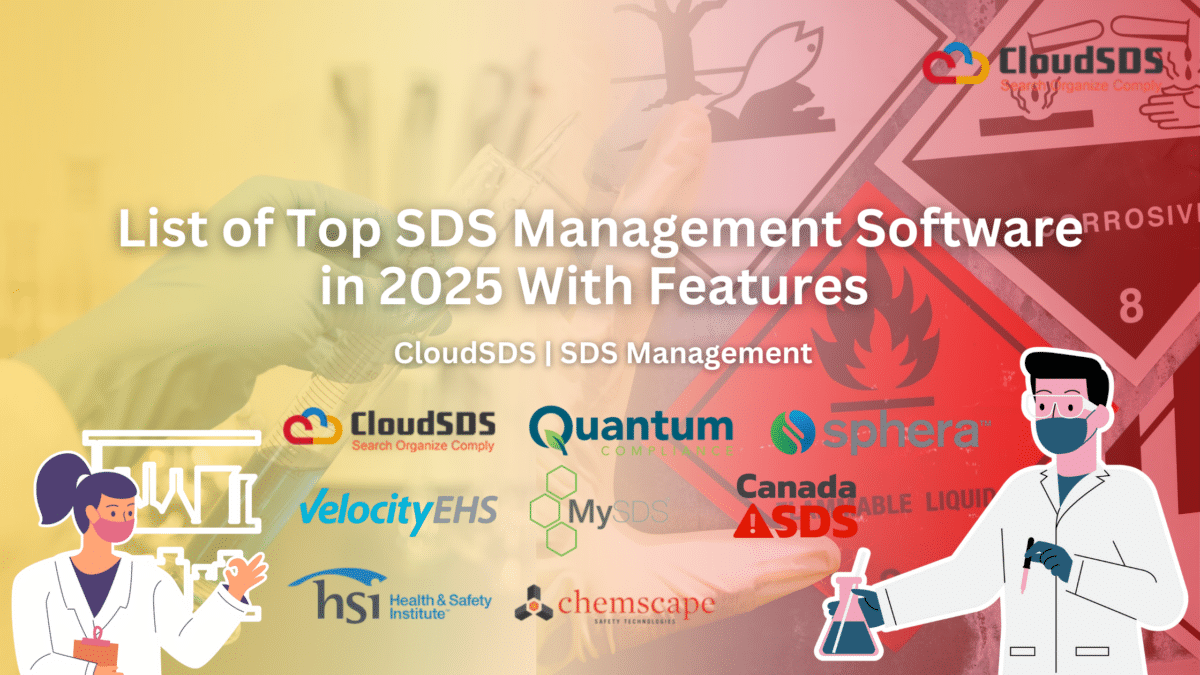 List of Top SDS Management Software in 2025 With Features