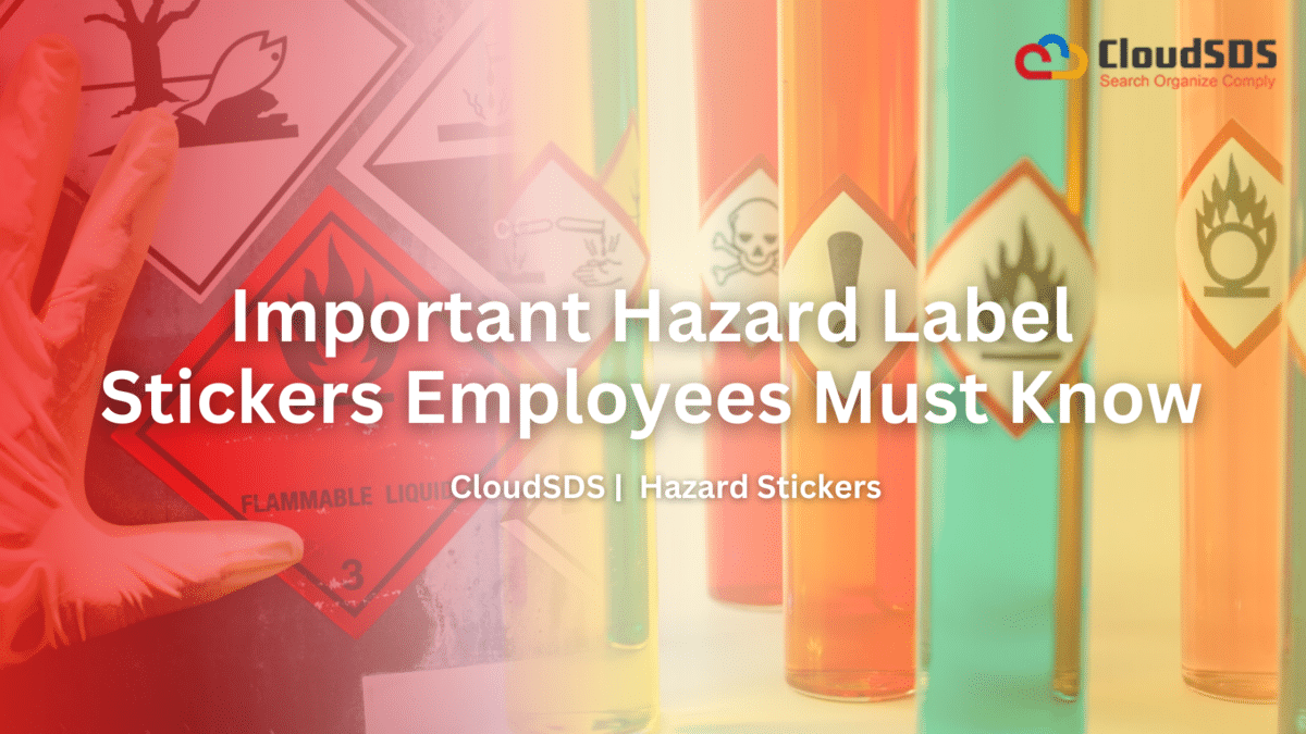 Hazard Stickers | CloudSDS