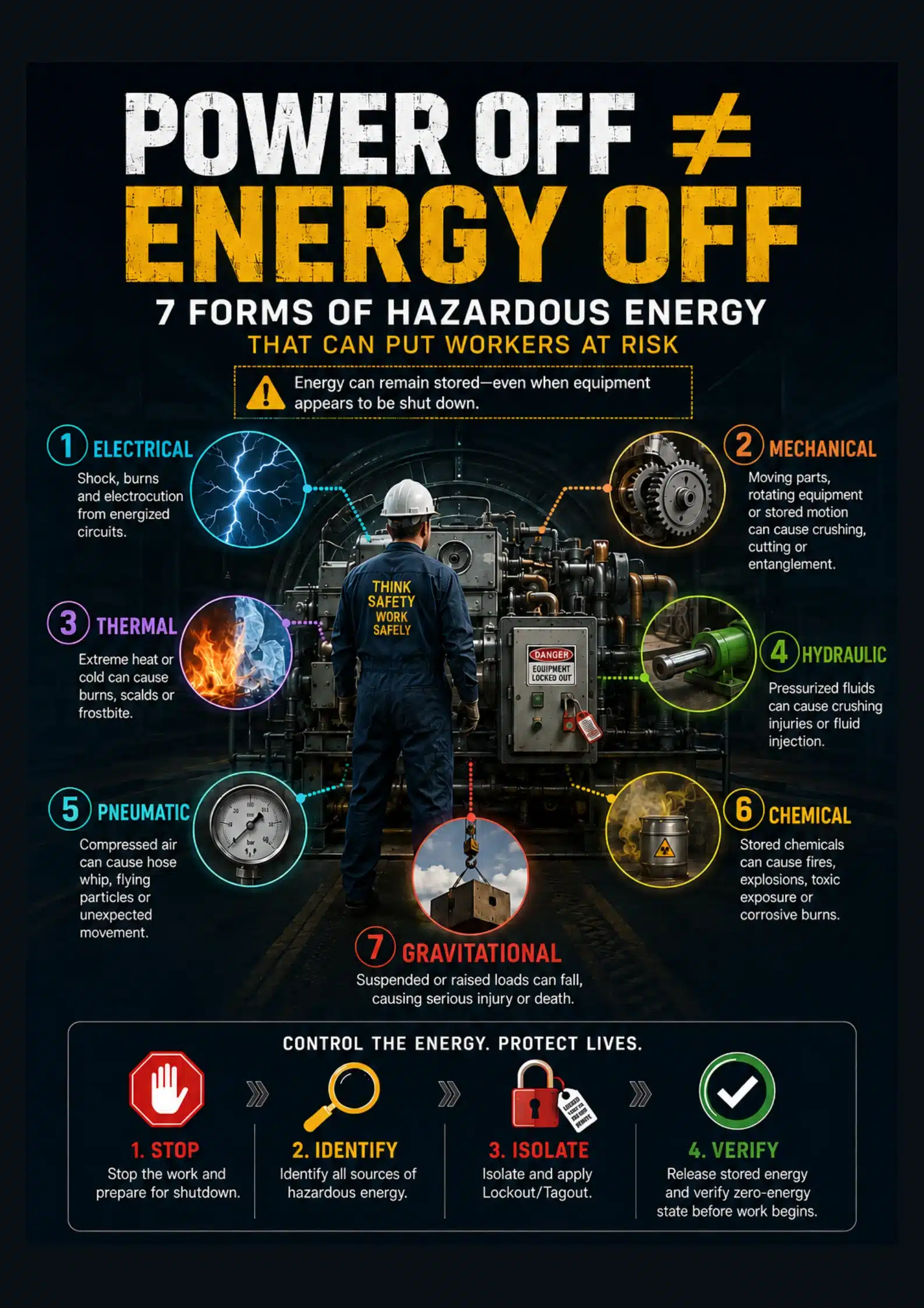 Power Off ≠ Energy Off Safety Guide Power Off ≠ Energy Off Safety Guide