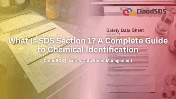 Lab Notebook Sds Section Example What Is SDS Section 1? A Complete Guide to Chemical Identification