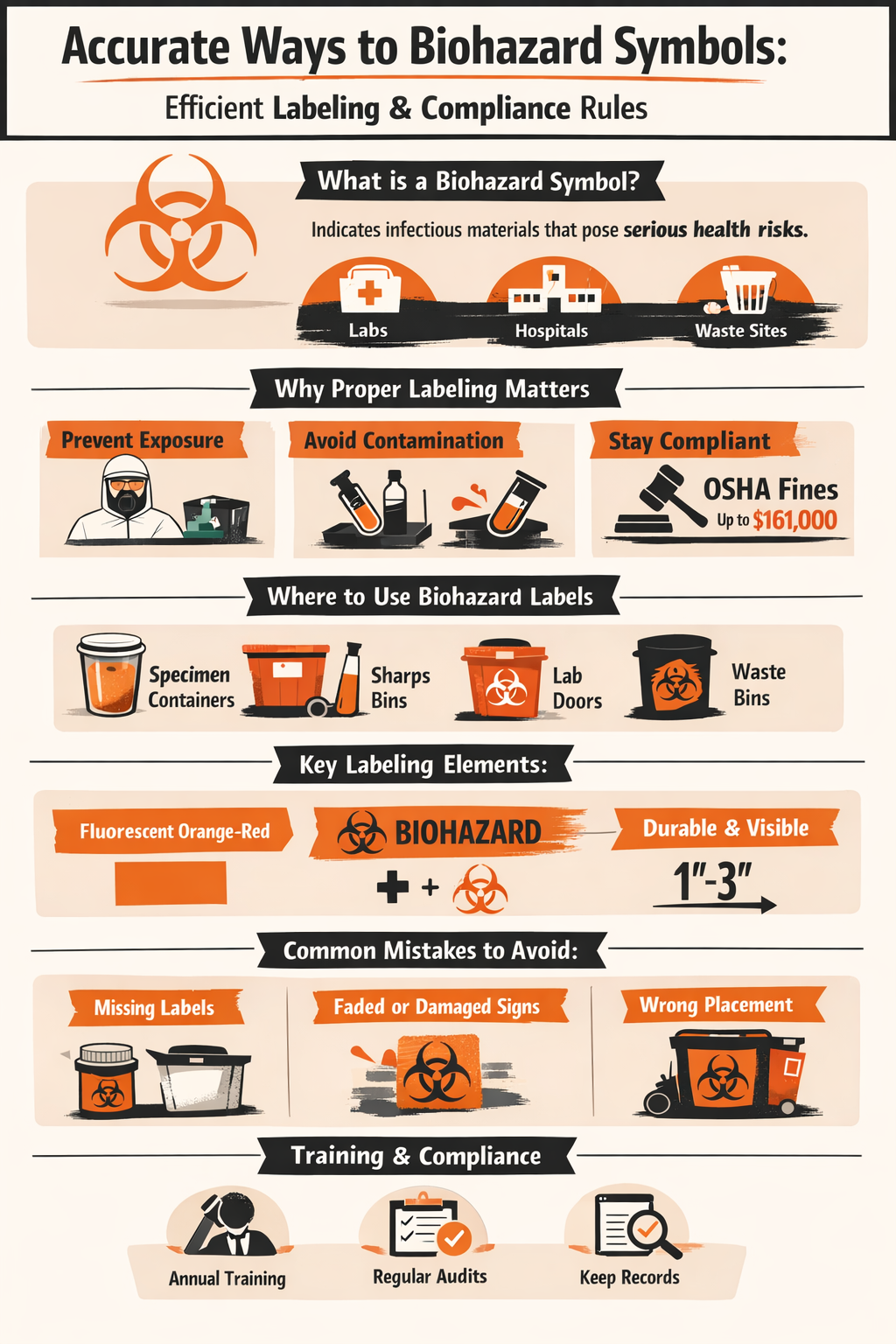 How to Use Biohazard Symbols Correctly Labeling & Compliance Rules