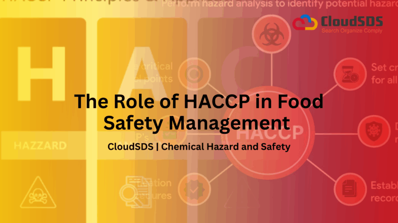 The Role of HACCP in Food Safety Management