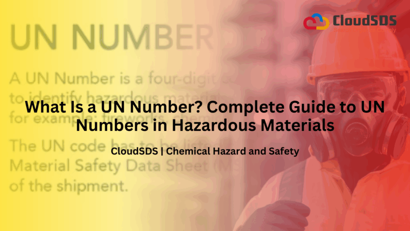 Un Class Number What Is a UN Number? Complete Guide to UN Numbers in Hazardous Materials