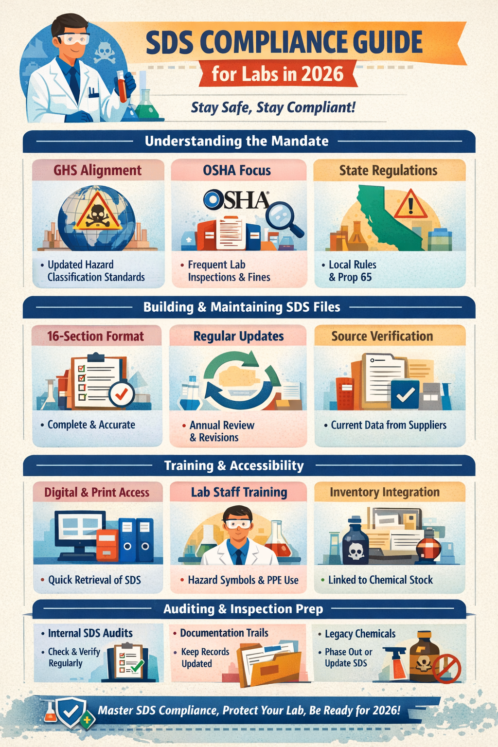 Understanding the Mandate GHS, OSHA, and SDS Requirements in 2026