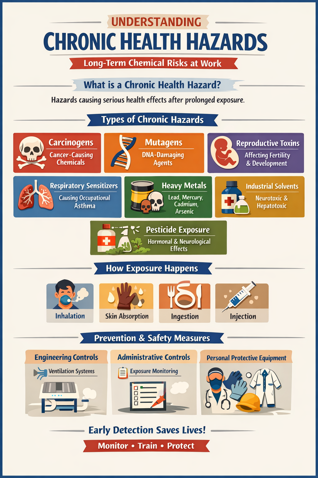 What Are the Most Common Chronic Health Hazards Infographics