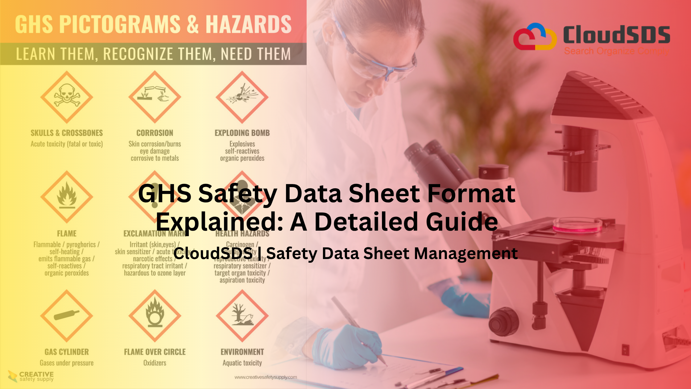 GHS Safety Data Sheet Format Explained A Detailed Guide