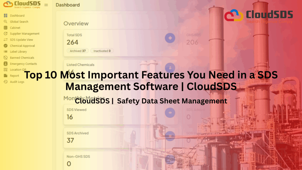 Top 10 Most Important Features You Need in a SDS Management Software in ...