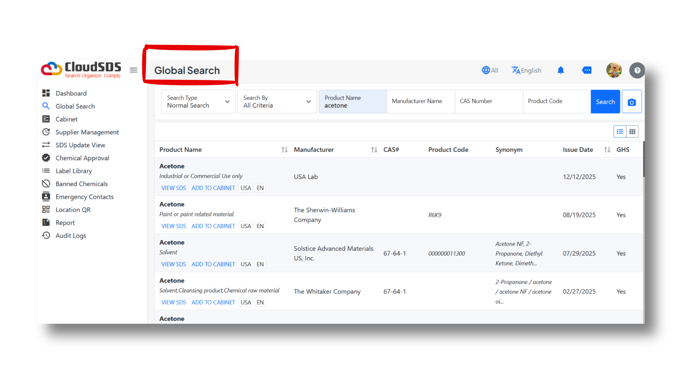 SDS Search for Compliance and Safety You Can Trust