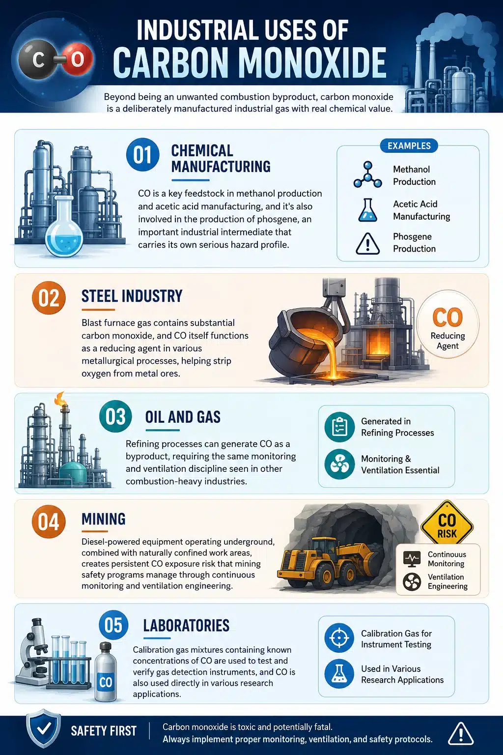 Industrial Uses of Carbon Monoxide Industrial Uses of Carbon Monoxide