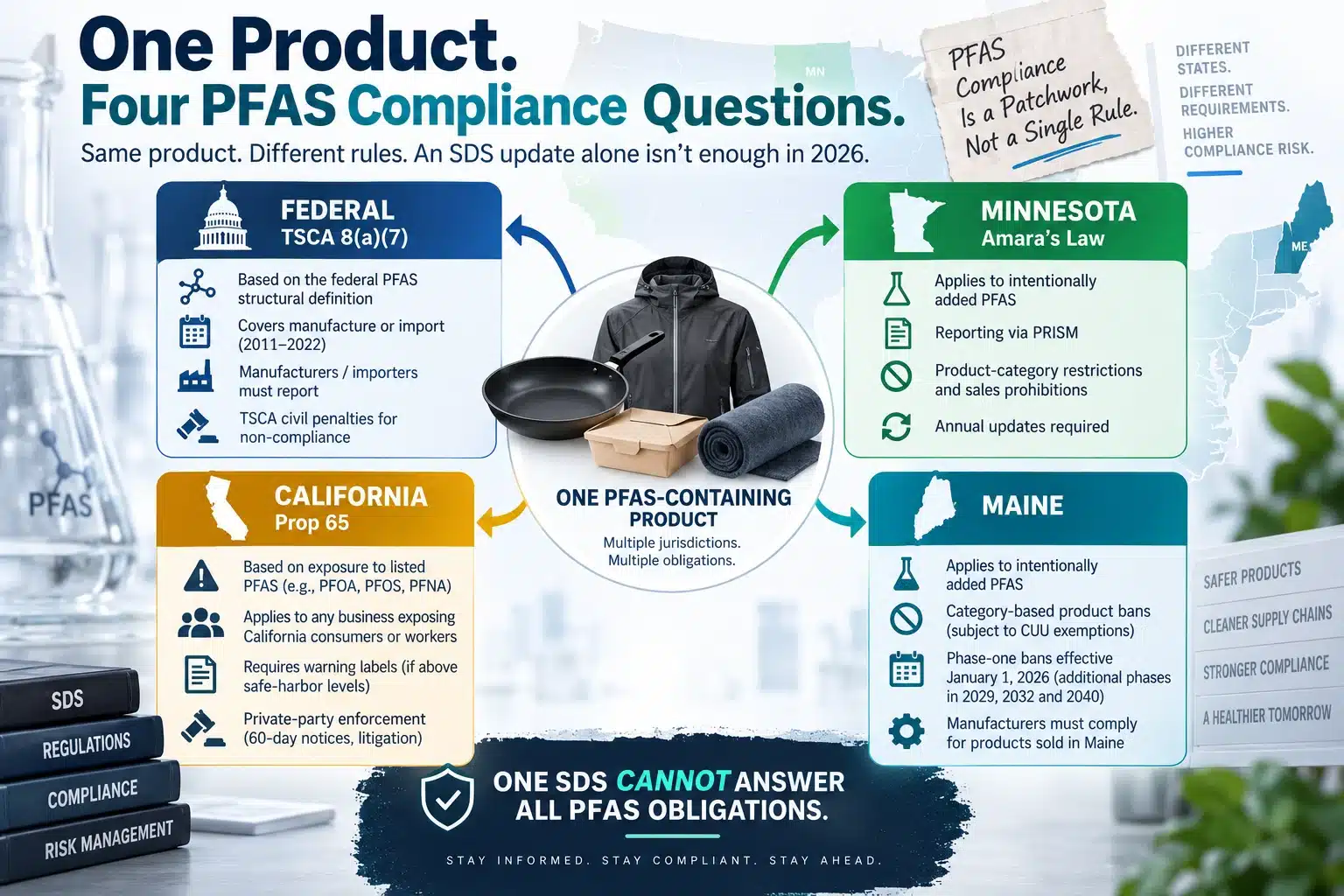 PFAS Compliance Across Four States PFAS Compliance Across Four States